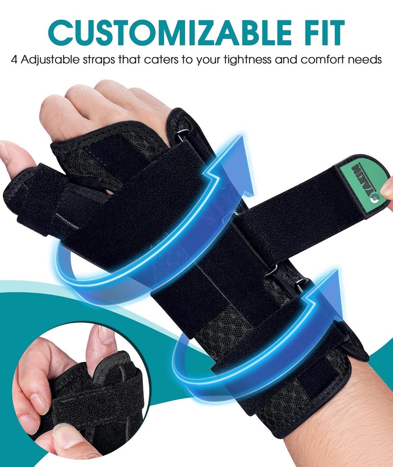 Oyakin Wrist Brace with Thumb Support for Carpal Tunnel, Thumb Brace for De Quervain's Tenosynovitis, Tendonitis, Thumb Spica Splint Right Hand, Wrist Support Men and Women - Image 4